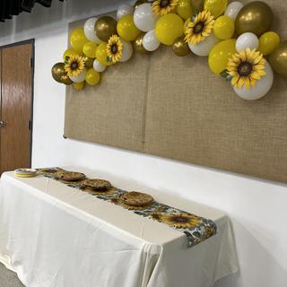 Sunflower Balloon Garland
