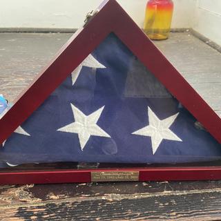 Case with Flag