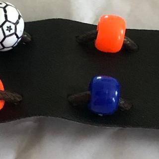 I used beads instead of just lacing and still had about 10 inches of lace.