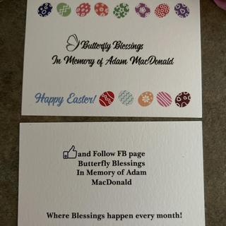 LIKE & follow FB page Butterfly Blessings In Memory of Adam MacDonald