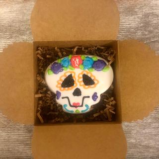 Sugar skull cookie