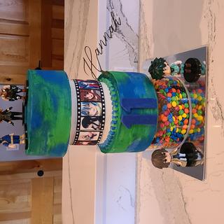 Acrylic fillable cake stand 8"