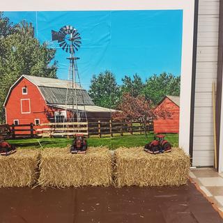 Barn yard back drop