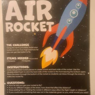 Air rocket instructions.