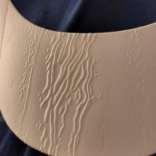 Wrinkles on visor