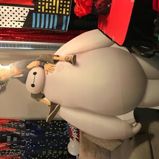 Scene backdrop and baymax prop