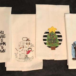 With screen print transfers