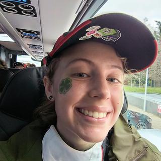 Tattoo on cheek