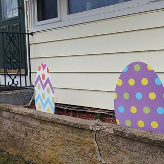 Large Easter egg decos