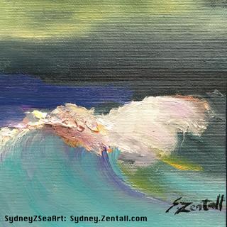 StormLight oil on oil-primed canvas on Wood Squares