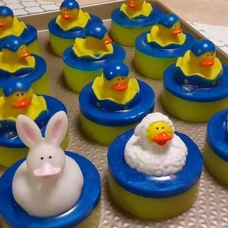 My army of ducks scented in fruit loops !