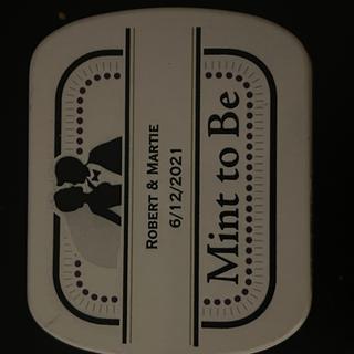 Personalized Wedding Mint Tins
