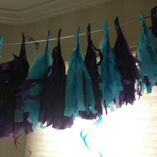 Blue with purple mix