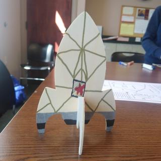 decorated rocket