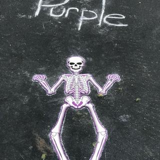 Purple skeleton