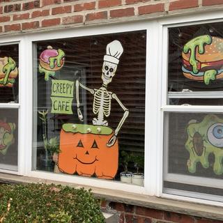 My Halloween window