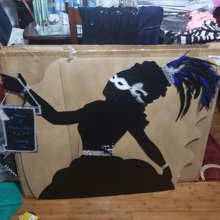 Added feathers and bling