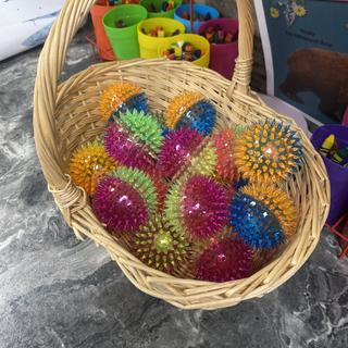 Light up balls - ready to give out!