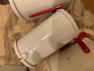 Dents and red paint 