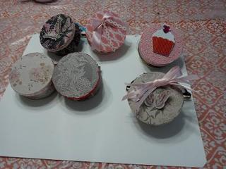 Finished keepsake boxes