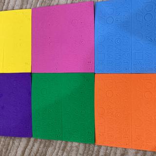 ALL the shapes and letters that were included