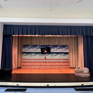 Stage for a PIRATES play