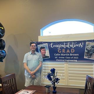 Everyone loved the custom graduation banner