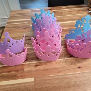5 Pink, 4 Purple, 3 Blue - 2 in one style, 7 in one style, 3 in one style