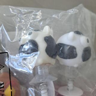 Yellowish and dirty. Unopened package