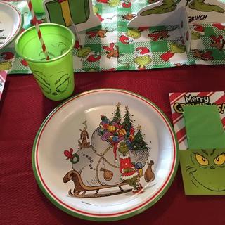 Plates and silverware holder.