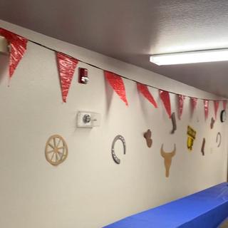 Read Paisley bandanna banner