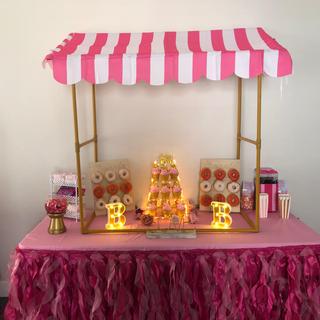 Paired with a sweet table