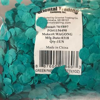 More teal than green...