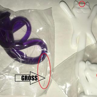 ONE HAD A HAIR IN IT! other imperfections mostly minor