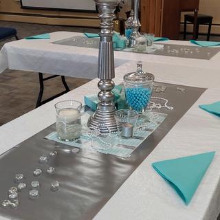 "Lunch at Tiffany's " decor