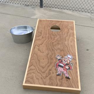 Carnival bean bag toss
