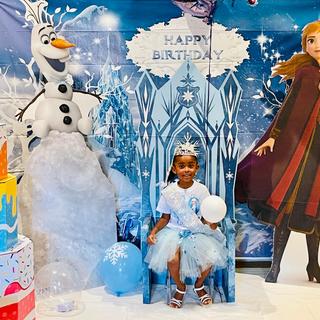 Grand daughter’s frozen bday party Olaf standee
