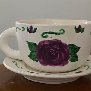 Tea cup planter