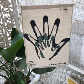 One of our preschool parents stepped it up with their artsy handprints! 