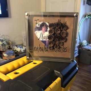In memory shadow box