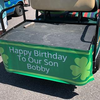 St Patrick’s day parade and our son’s birthday.