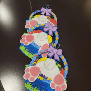 Our residents had fun putting the baskets together and adding their way.