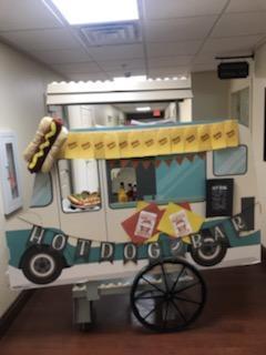 Our hotdog cart.