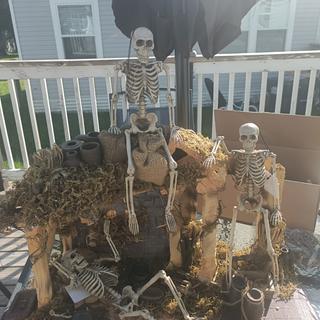 Skeletons hanging out