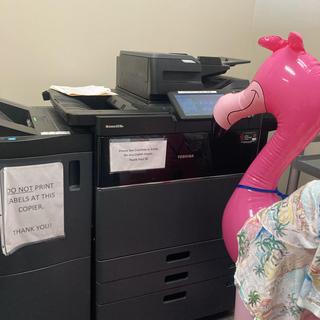 At the copier