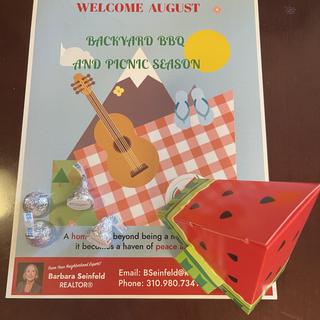 WELCOME AUGUST BACKYARD BBQ AND PICNIC SEASON