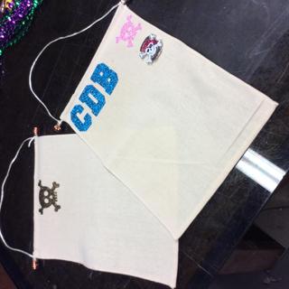 Krewe pin holder. Canvas holder