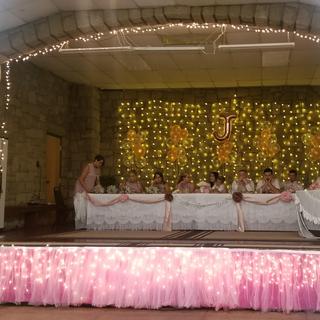 Two packages of tulle.