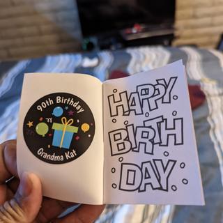 Mini coloring books!