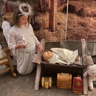 Our home nativity scene